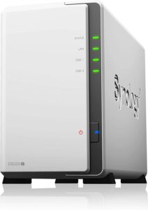 Synology DS220j 8 TB 2 Bay Desktop NAS-Lösung